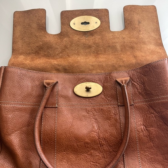 MULBERRY OAK GRAIN LEATHER BAYSWATER - Picture 14 of 16